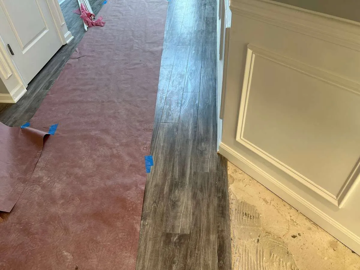 Completed marble shower restoration in Westminster